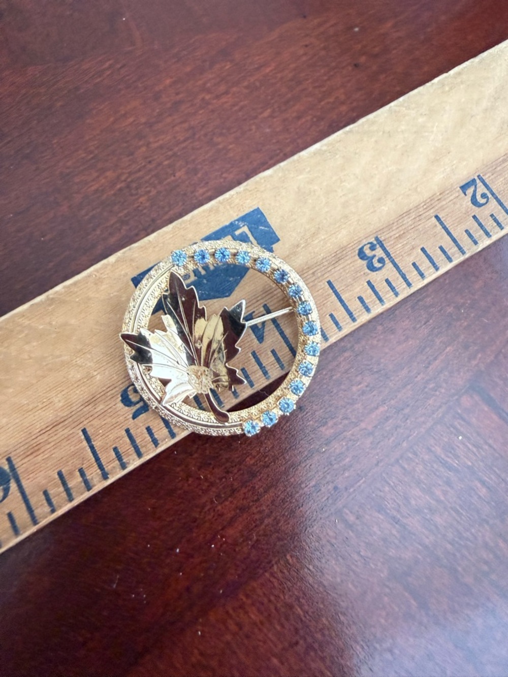 Vintage Gold Tone Brooch